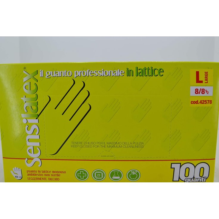 SENSILATEX&reg; Taglia L BERICAH 100 Guanti
