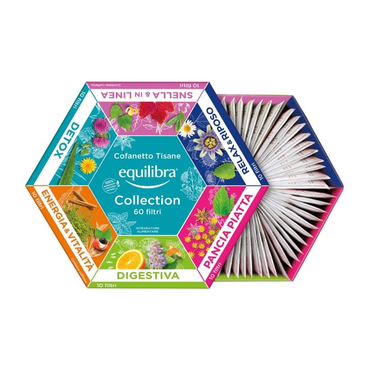 Cofanetto Tisane Collection Equilibra&reg; 60 Filtri