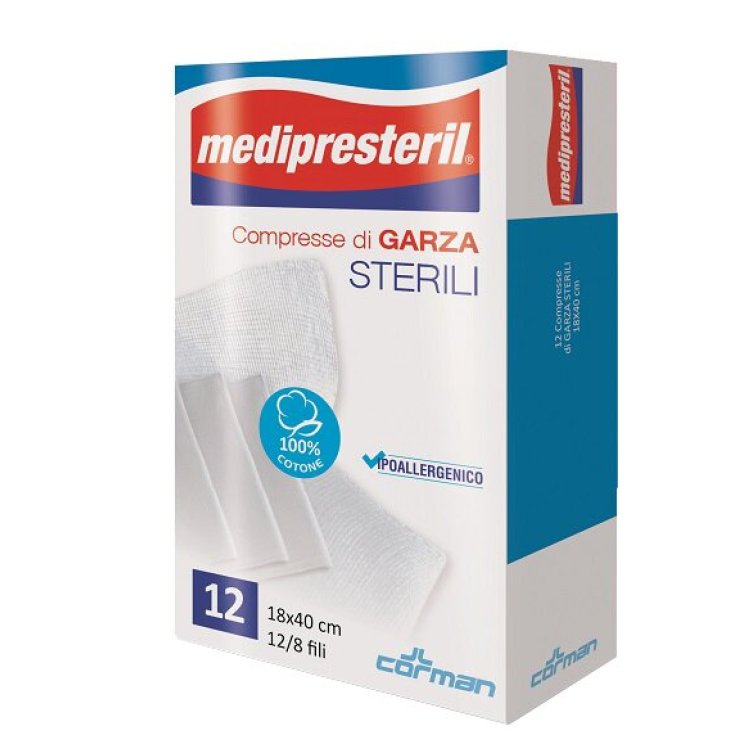 Medipresteril Compresse Di Garza Sterili Corman 12 Pezzi