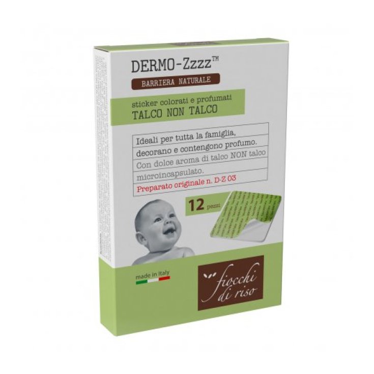 Sticker Talco Non Talco Fiocchi Di Riso 12 Pezzi
