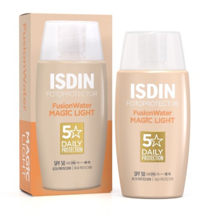 Fotoprotector Fusion Water Magic Light Spf50 Isdin 50ml