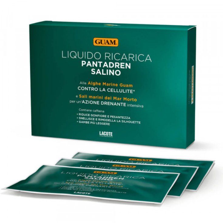 Pantadren Salino Drenante Intensivo GUAM&reg; 3 Ricariche Da 100ml
