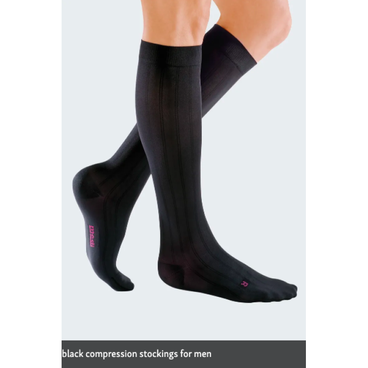 Swing Cotton 1550 Gambaletto Uomo 15mmHg Colore Nero Taglia 2 Mediven&reg; 1 Paio