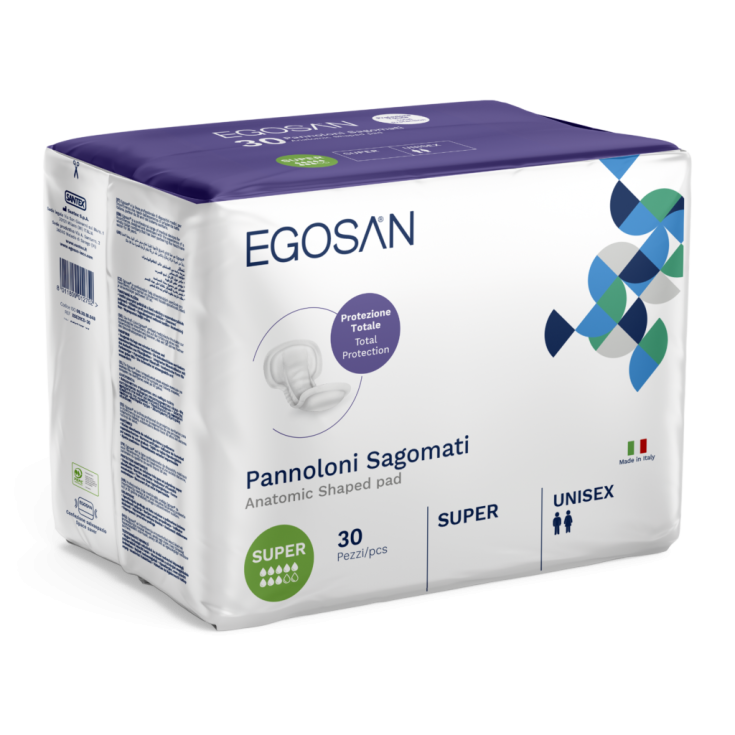EGOSAN&reg; Pannolone Sagomato Super SANTEX 30 Pezzi