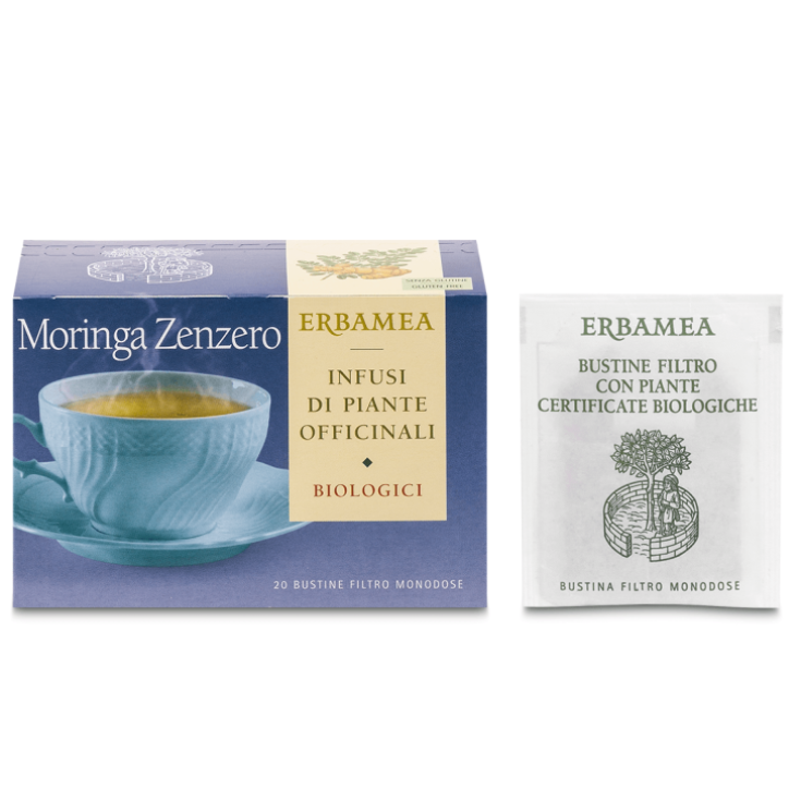 Moringa Zenzero Erbamea 20 Bustine Filtro