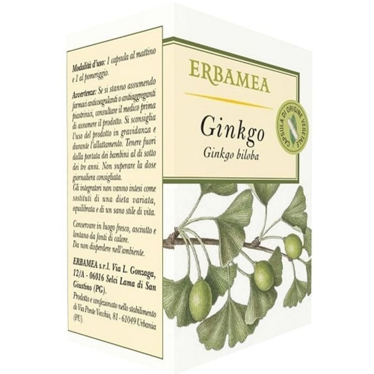 Ginkgo Erbamea 50 Capsule Vegetali