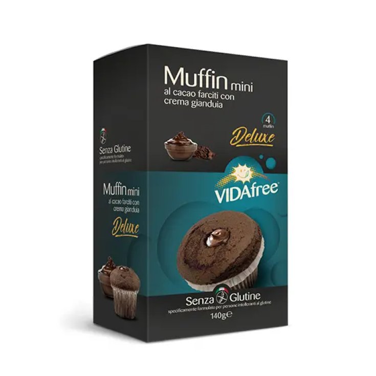 Muffin Mini al Cacao con Crema&nbsp;Gianduia VidaFree 140g