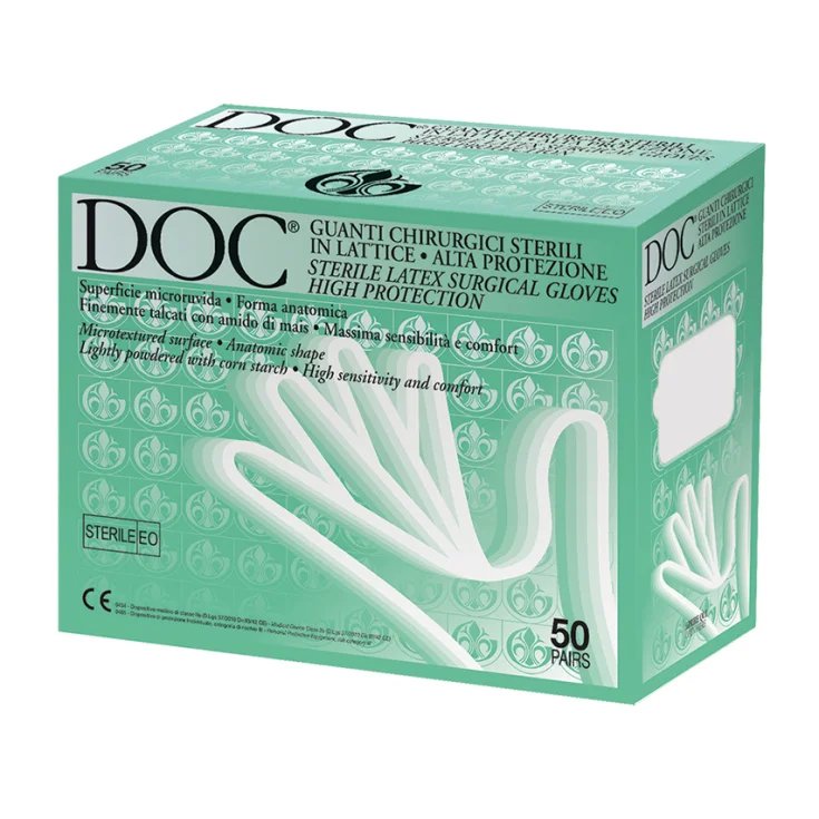 Guanto Chirurgico Lattice Talcato 6,5 DOC&reg; 50 Paia