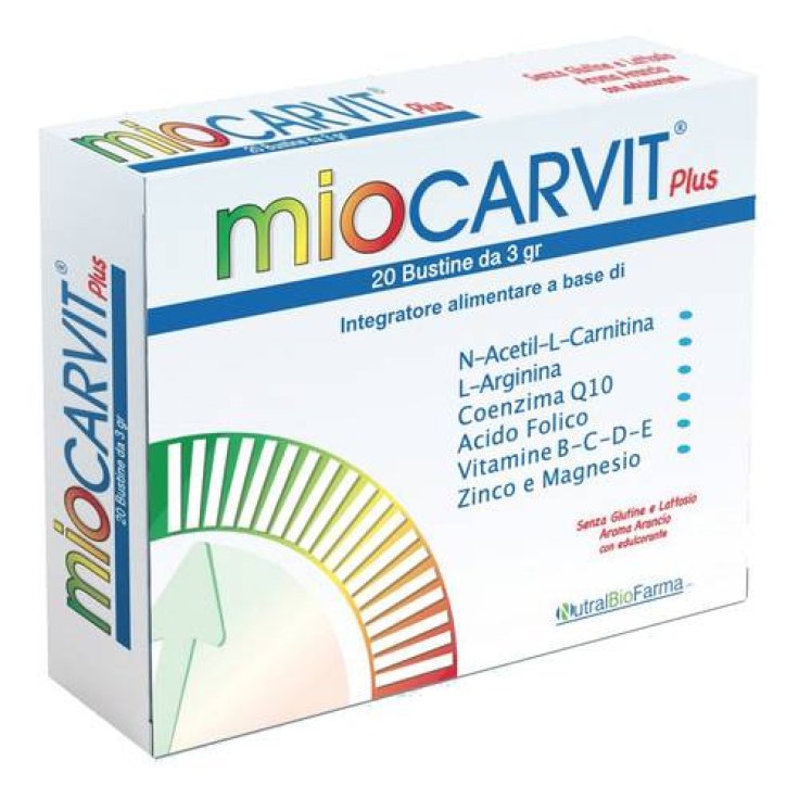MIOCARVIT&reg; PLUS NUTRALBIOFARMA 20 BUSTINE