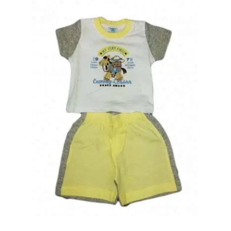 Completo T-Shirt E Pantaloncino BabyDistribution 2 Pezzi