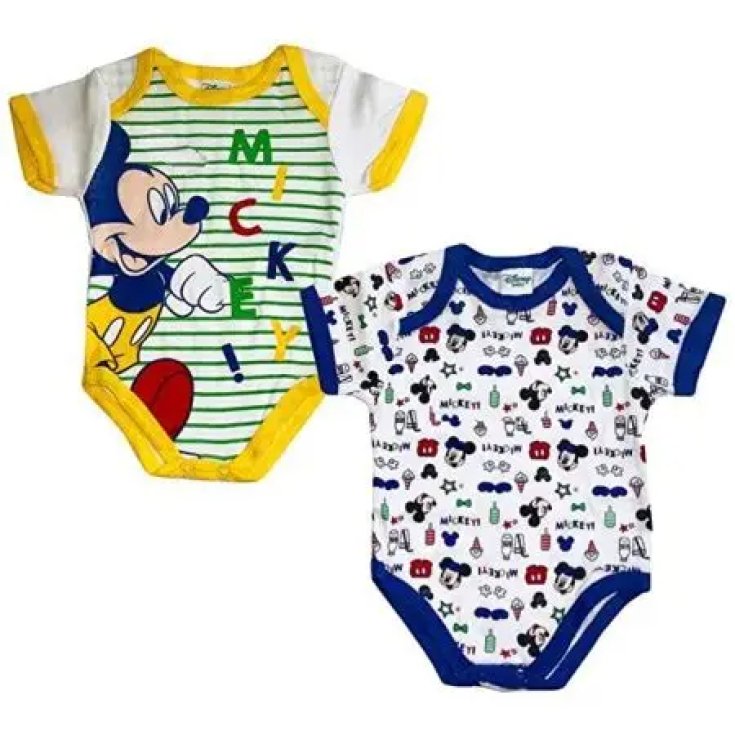 Ellepy Disney Body Intimo Mezza Manica BabyDistrbution Bi-Pack