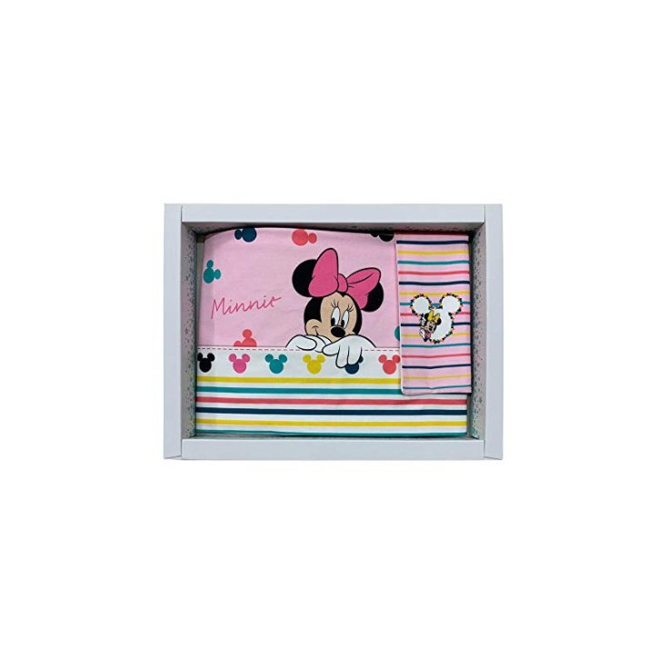 Completo 3pz culla carrozzina Minnie Disney