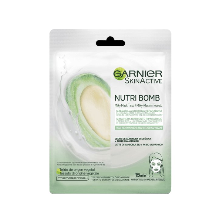 NUTRI BOMB Maschera in Tessuto Nutriente Riparatrice&nbsp;Garnier 28g 1 Pezzo