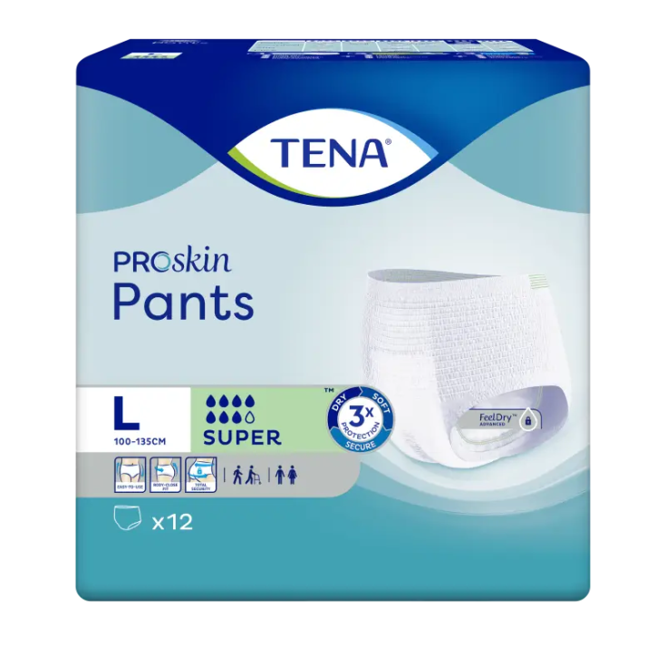 Pants Proskin Super Tena Taglia L 12 Pezzi