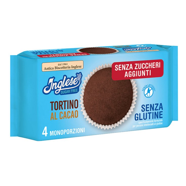 Tortino al Cacao Senza Zuccheri Aggiunti Inglese 4x40g Promo