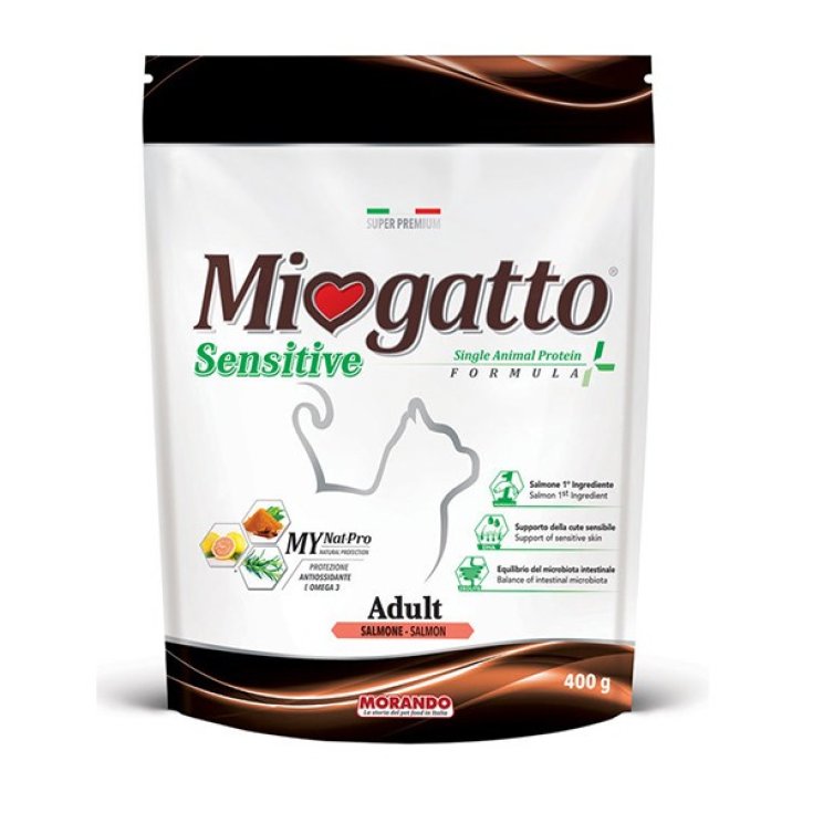 Adult Mini Sensitive Pat&egrave; Salmone MioGatto 400g