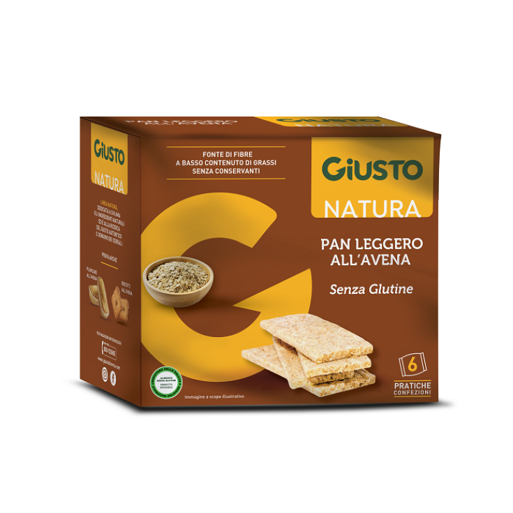 Pan Leggero all'Avena Giusto 6x25g