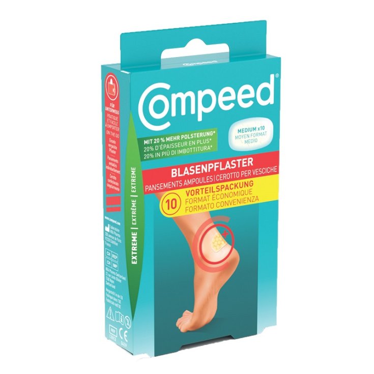 CEROTTO PER VESCICHE MEDIO EXTREME&nbsp;Compeed&reg; 10 Pezzi
