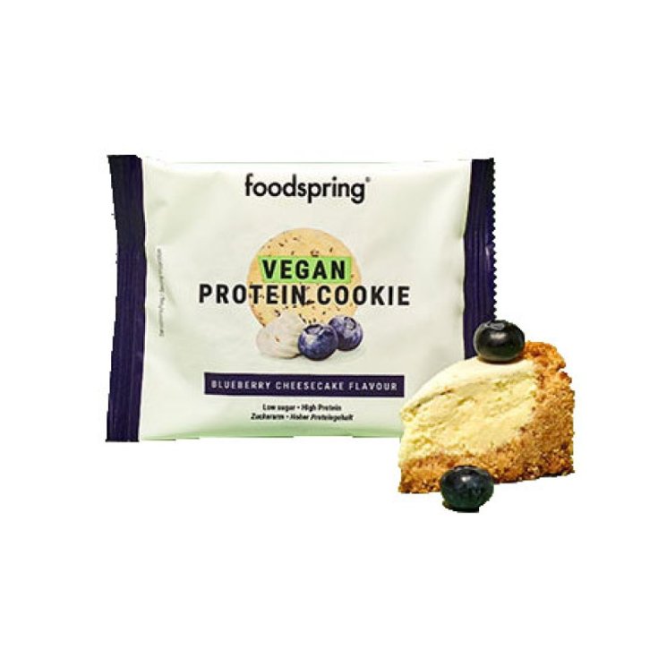VEGAN PROTEIN COOKIE CHEESECAKE AI MIRTILLI Foodspring&reg; 50g