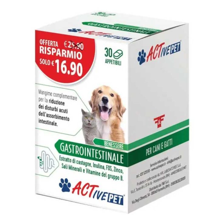 Active Pet Gastrointestinale - 30CPR