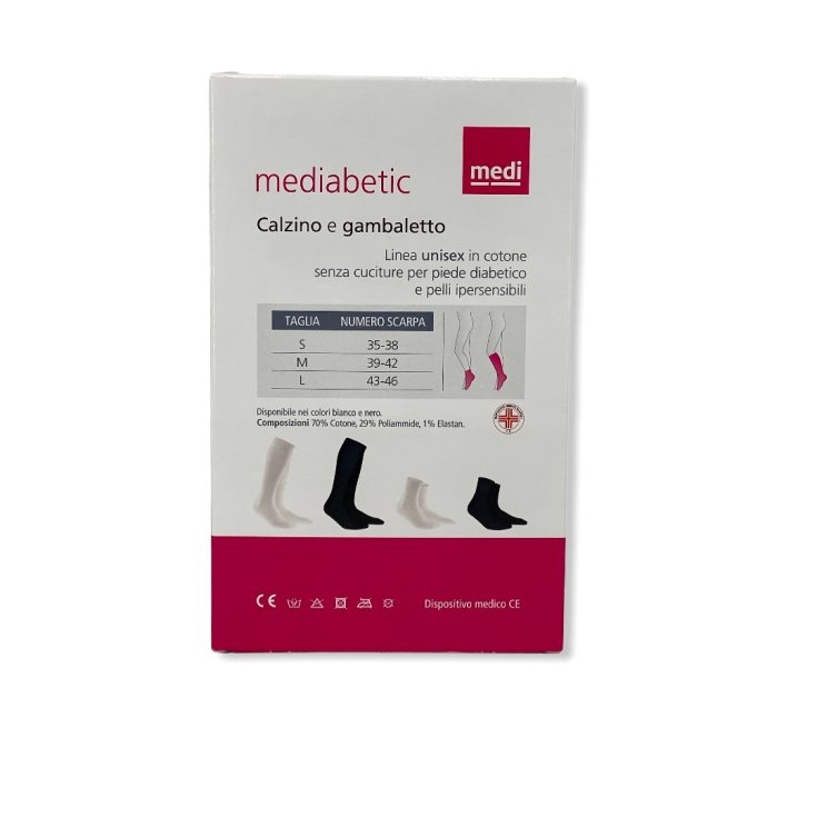 GAMBALETTO&nbsp;MEDIABETIC RIF.5050 NERO S MEDI