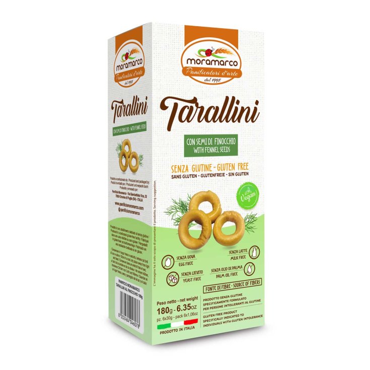 Tarallini con semi di finocchio&nbsp;Panificio Moramarco 180g