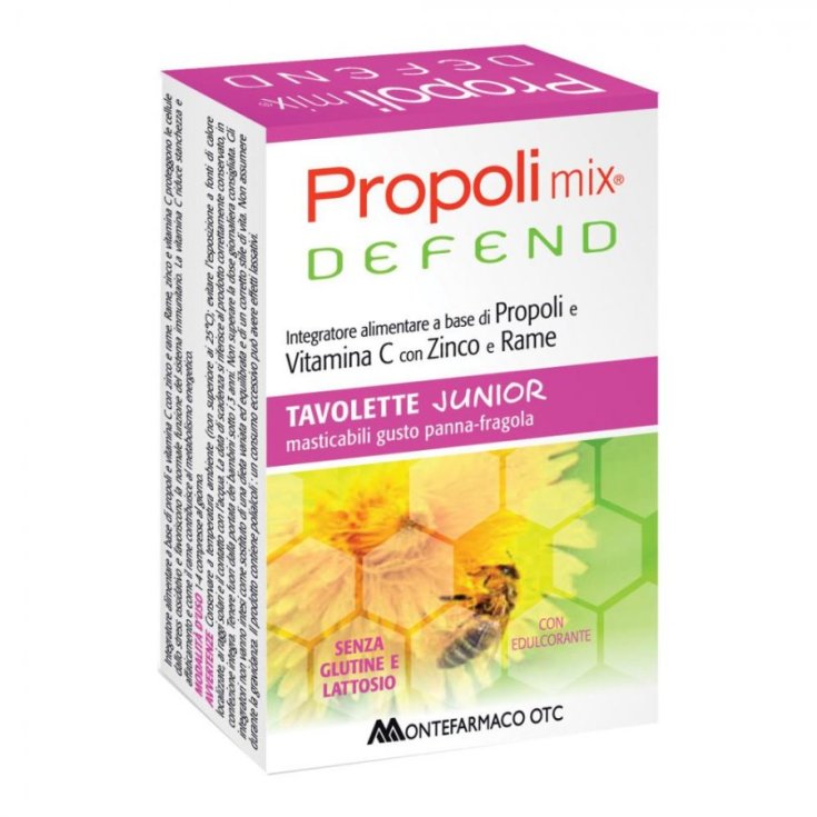 Propoli Mix Defend Junior Montefarmaco 48 Tavolette