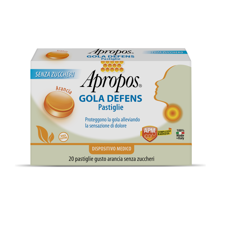 Apropos&reg; Gola Defens Arancia 20 Pastiglie