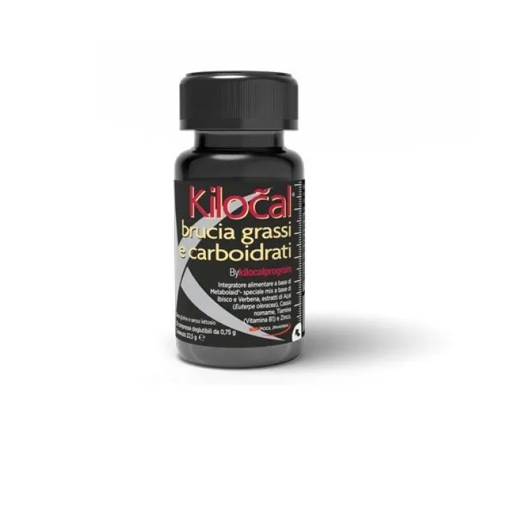 Kilocal Brucia Grassi e Carboidrati&nbsp;Pool Pharma 30 Compresse