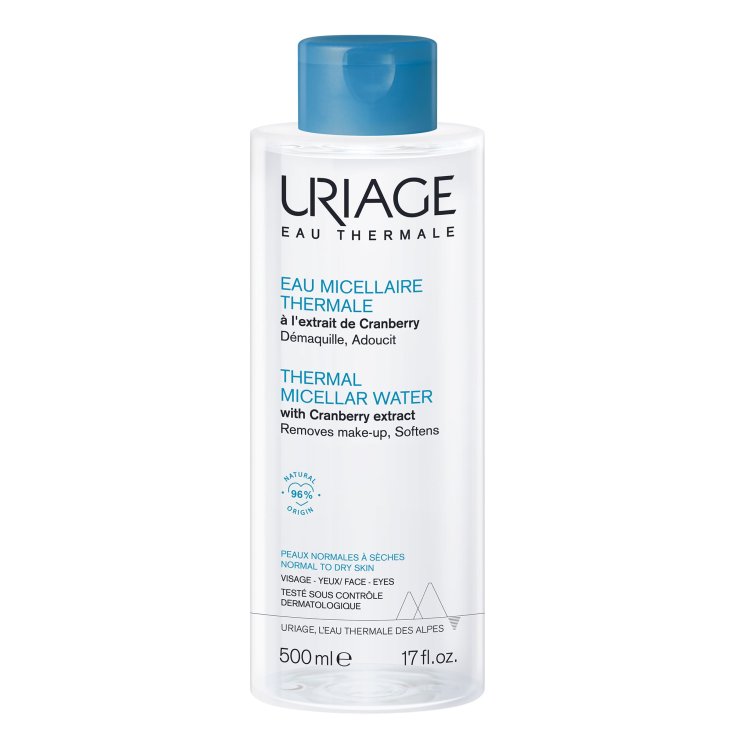 Struccante Idratante Pelle Normale/Secca Eau Micellaire Thermale Uriage 500ml