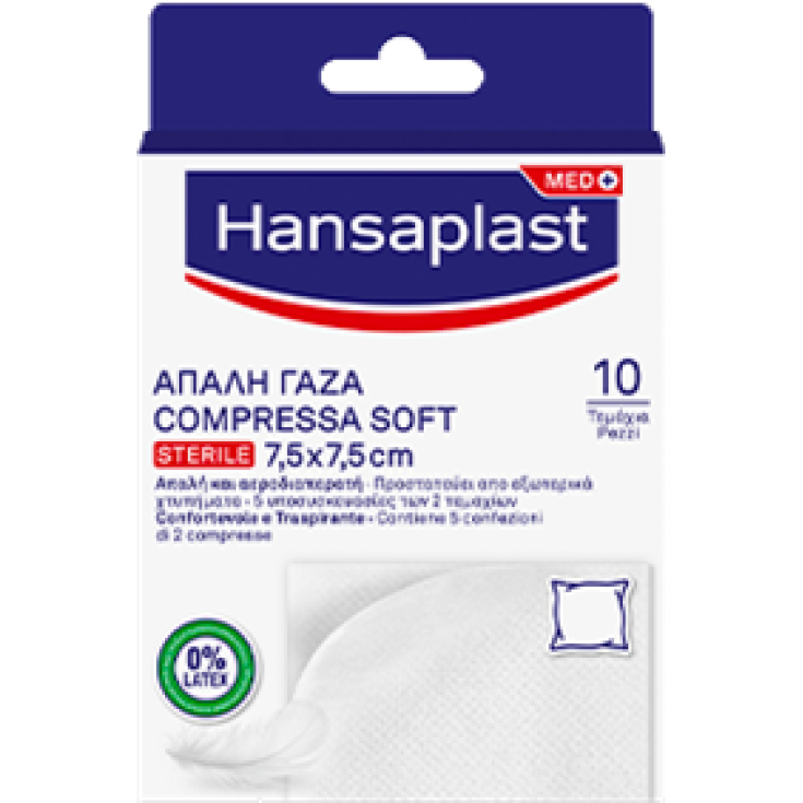 Compresse Sterili Garza Morbida Hansaplast 10 Pezzi