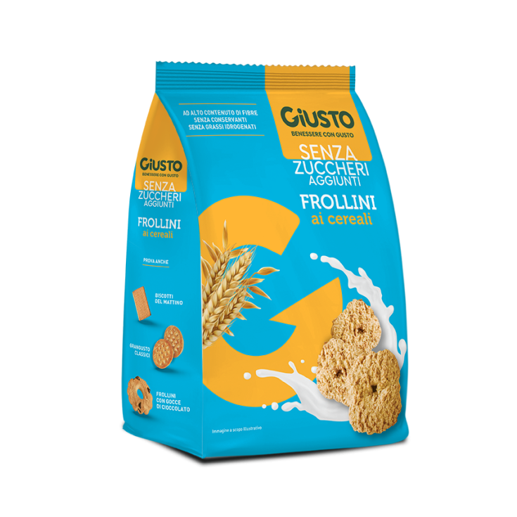 Frollini ai Cereali Senza Zuccheri Aggiunti&nbsp;Giusto 350g