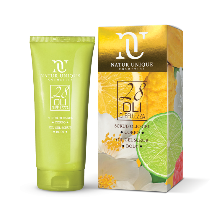 28 Oli Di Bellezza Scrub Olio Gel Corpo Fruits Natur Unique 200ml