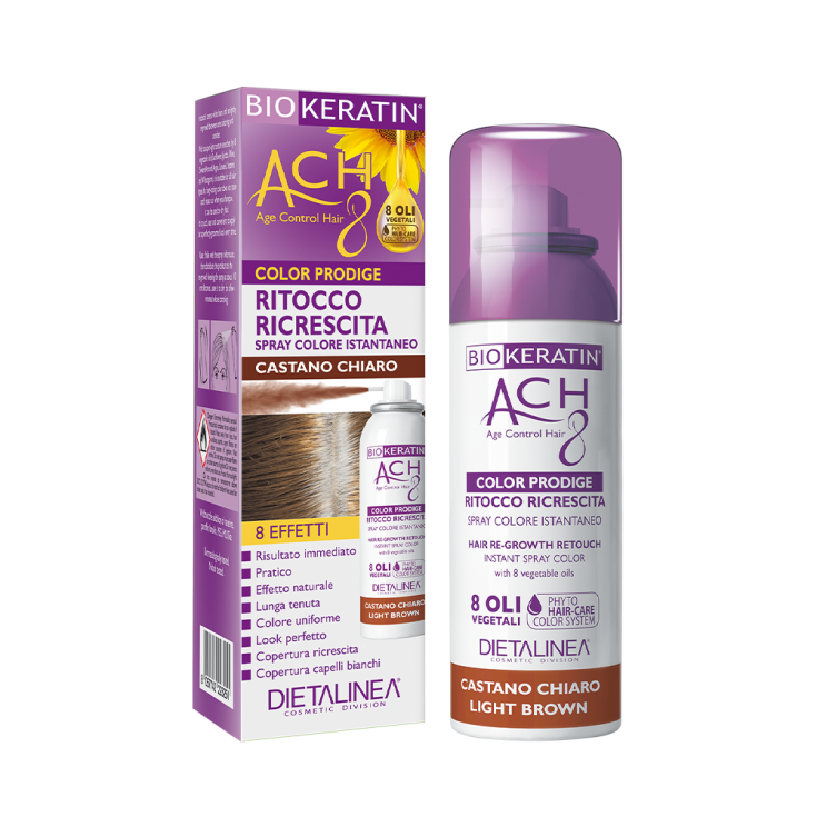 Biokeratin Ach8 Ritocco Ricrescita Castano Chiaro Dietalinea 75ml