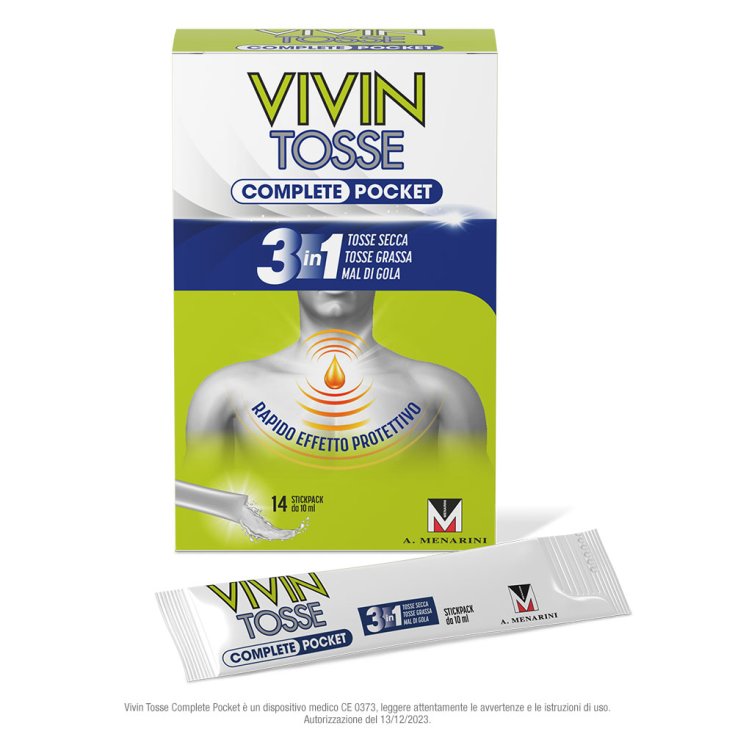 Vivin Tosse Complete Pocket A. Menarini 14 Stickpack