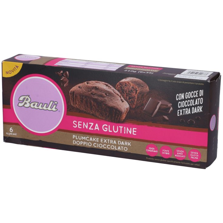 Plumcake Extra Dark Doppio Cioccolato Bauli&reg; 6x35g