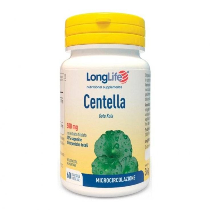 Centella 500mg LongLife 60 Capsule Centella 500mg LongLife 60 Capsule