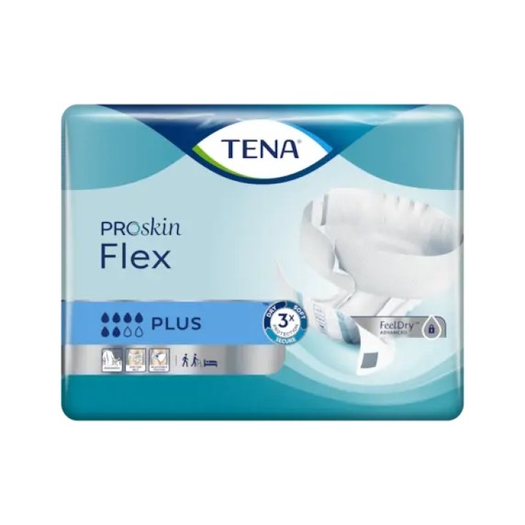 Pannolone a&nbsp;Cintura Tena Flex Plus Tg.XL 30 Pezzi