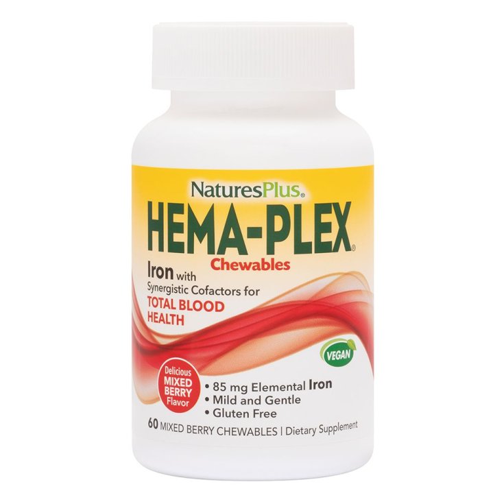 Hema-Plex Masticabile Natures Plus 60 Compresse