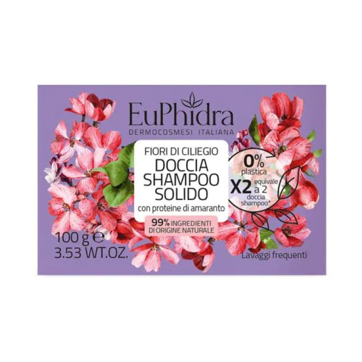Doccia Shampoo Solido FIORI DI CILIEGIO EUPHIDRA 100g