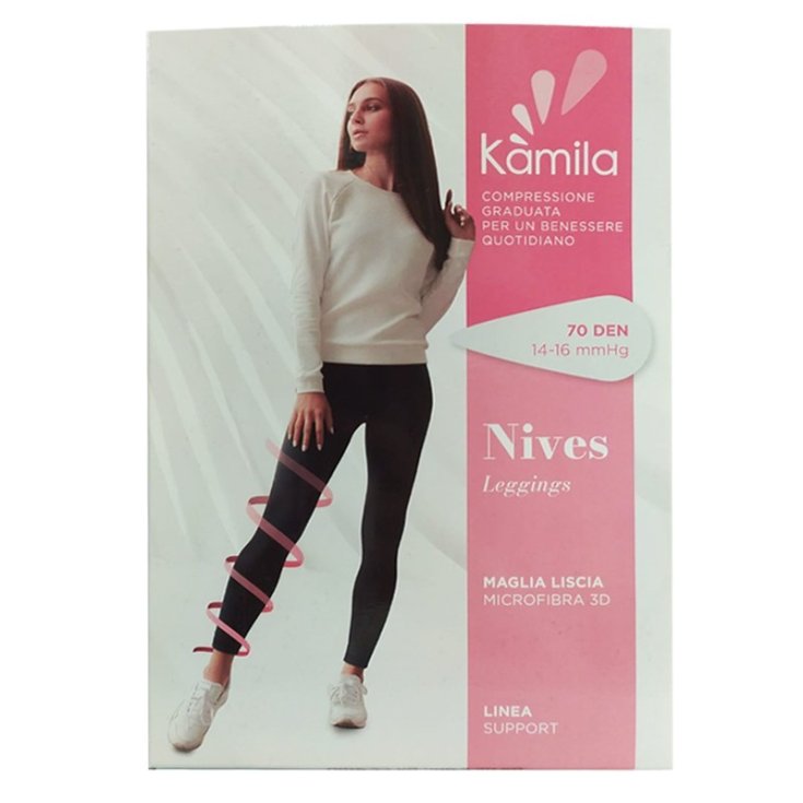 Nives Leggins Microfibra 70 Den Nero Kamila Tg.3