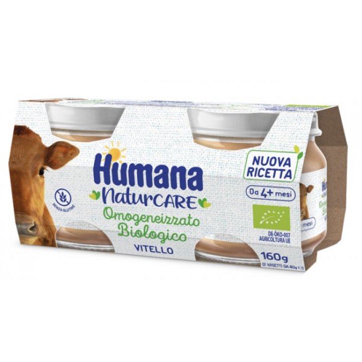 Naturcare Omogeneizzato Biologico VITELLO&nbsp;Humana 2 Pezzi