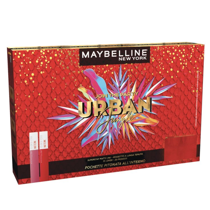 Cofanetto Natale Urban Jungle L/P&nbsp;Maybelline NY 2022