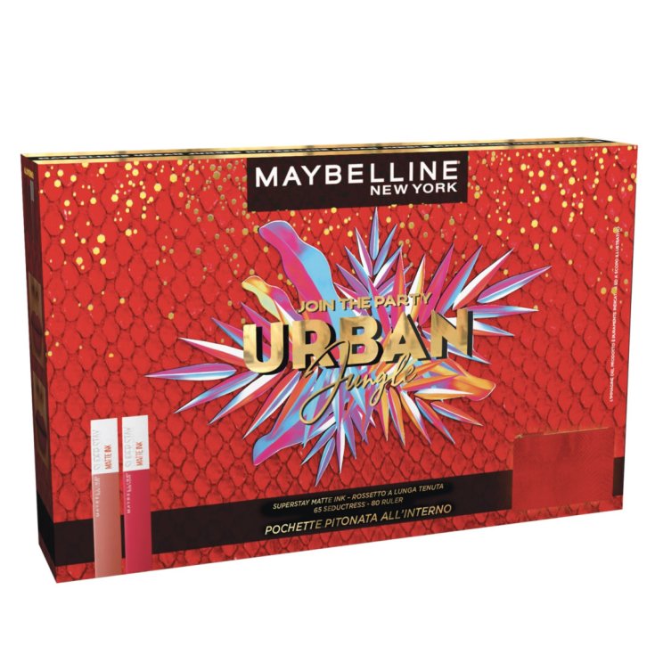 Cofanetto Natale Urban Jungle S/R&nbsp;Maybelline NY 2022