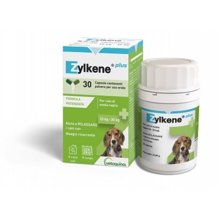 Zylkene Plus 30 Cps - 10-30kg cane - 225 Mg