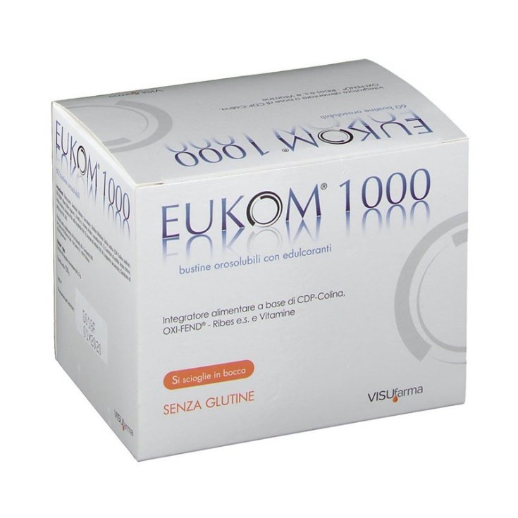 Eukom 1000 Visufarma 40 Bustine Orosolubili