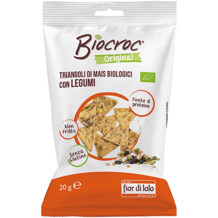 Biocroc Original Triangoli Di Mais Con Legumi Fior Di Loto 50g