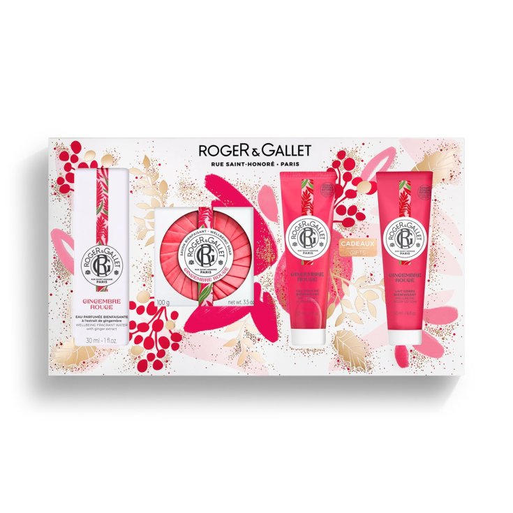 Acqua Profumata Di Benessere Gingembre Rouge Roger&Gallet Cofanetto Natale