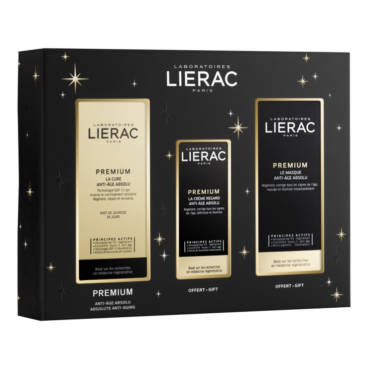 Premium La Cure Crema Antiet&agrave; + Crema Occhi + Maschera Cofanetto Lierac