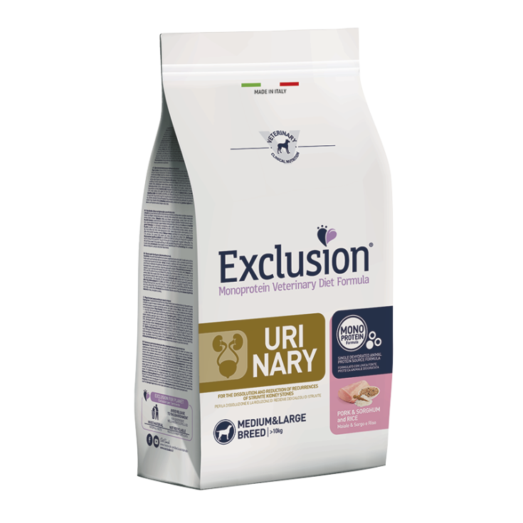 Diet Urinary con Maiale, Sorgo e Riso - 12KG - Taglia Medium&Large